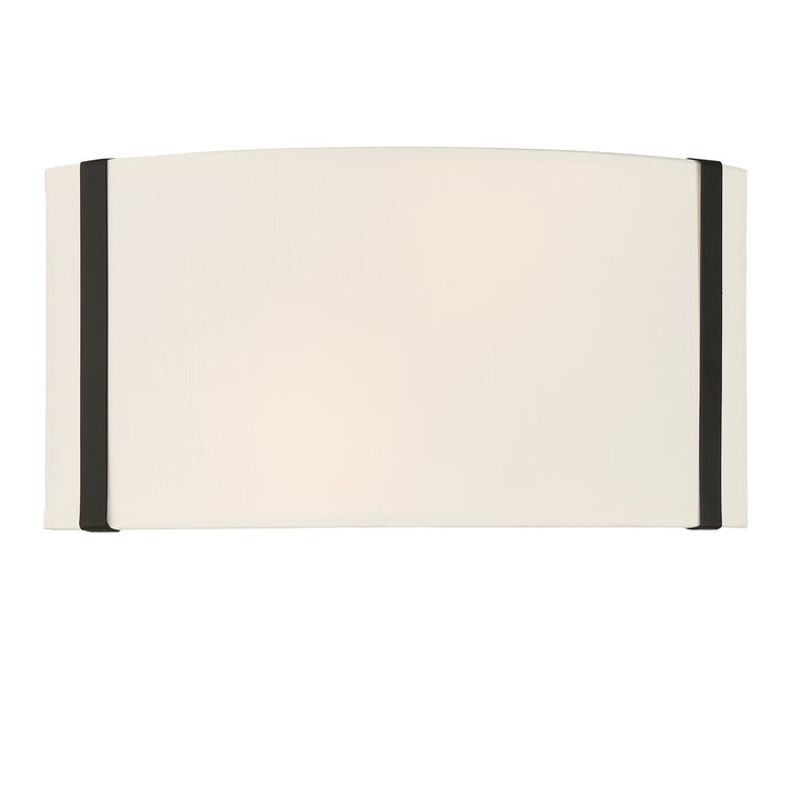 Fulton Two Light Wall Sconce in Black - available from The Lighting Shoppe, trusted by Canadian homeowners