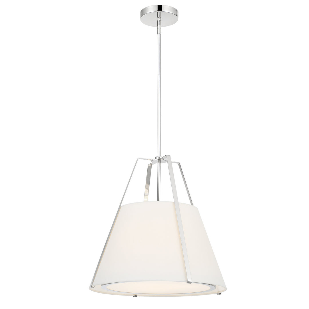 Fulton Three Light Pendant in Polished Nickel - available from The Lighting Shoppe, trusted by Canadian homeowners