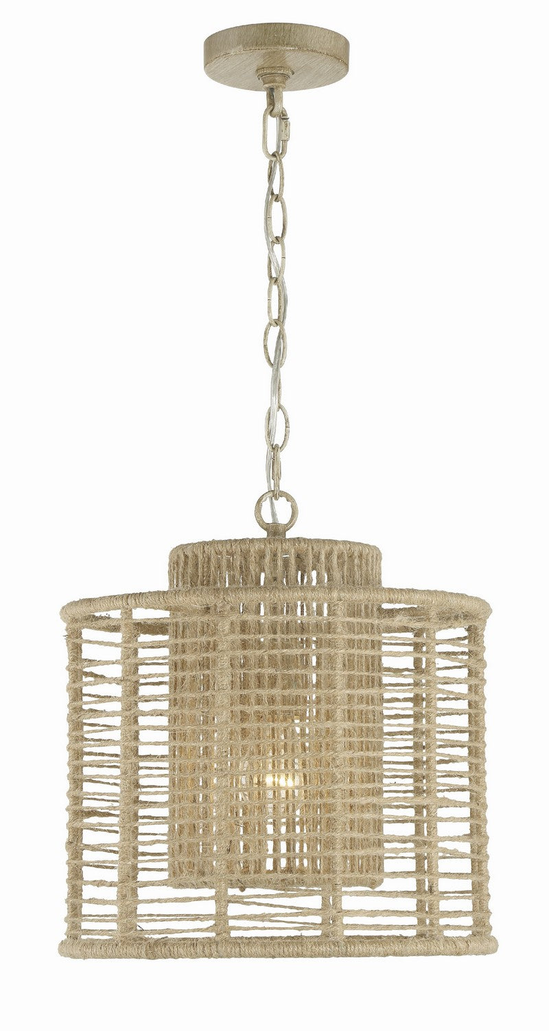 Jayna One Light Pendant in Burnished Silver - available from The Lighting Shoppe, trusted by Canadian homeowners