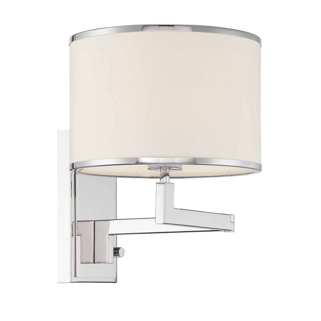 Madison One Light Wall Sconce in Polished Nickel - available from The Lighting Shoppe, trusted by Canadian homeowners