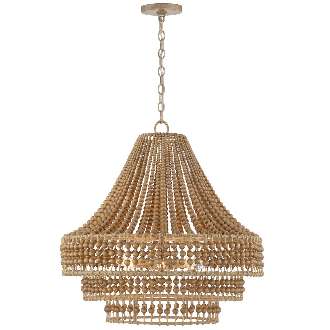 Silas Six Light Chandelier in Burnished Silver - available from The Lighting Shoppe, trusted by Canadian homeowners