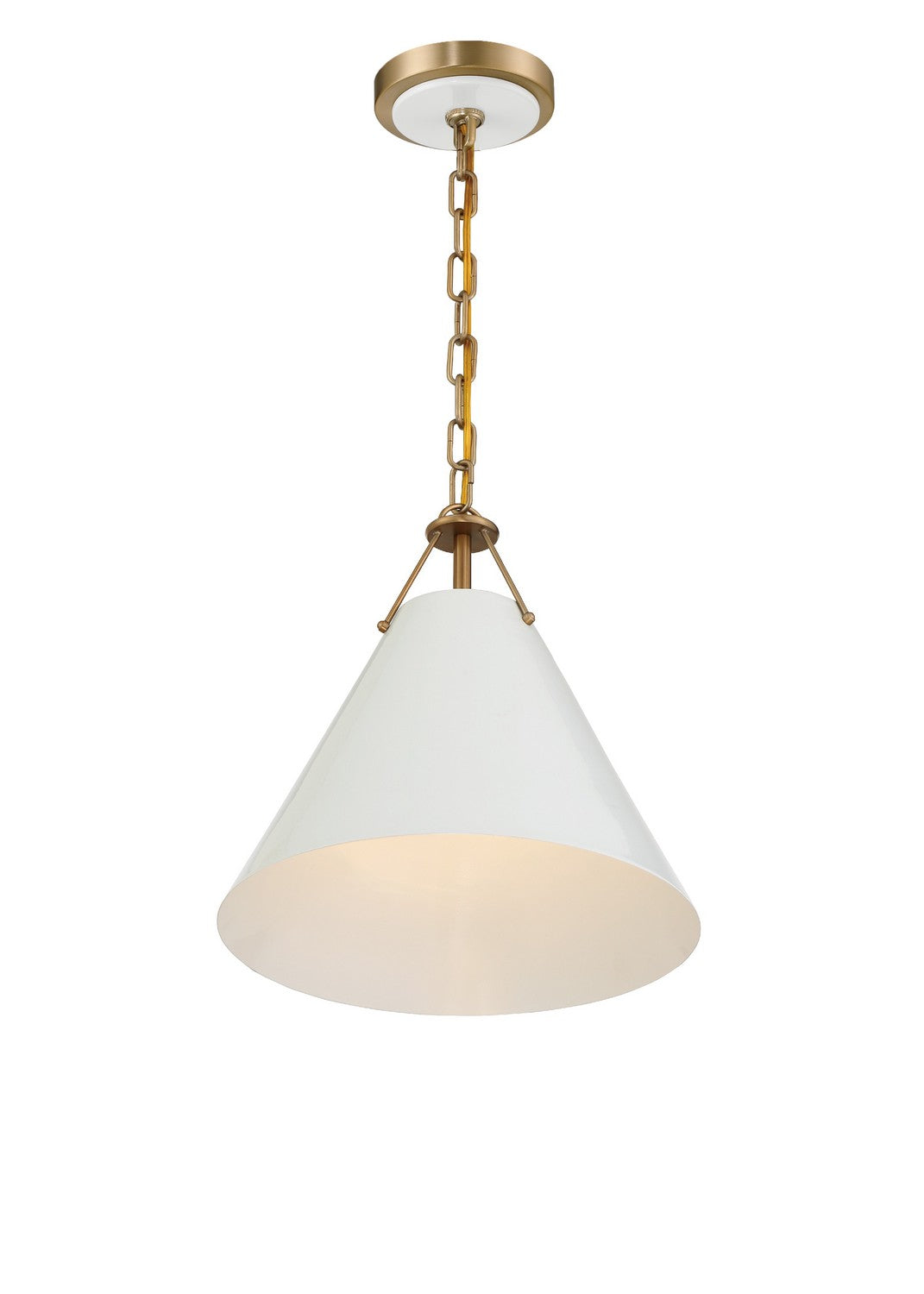Crystorama - XAV-B8301-VG - One Light Pendant - Xavier - Vibrant Gold