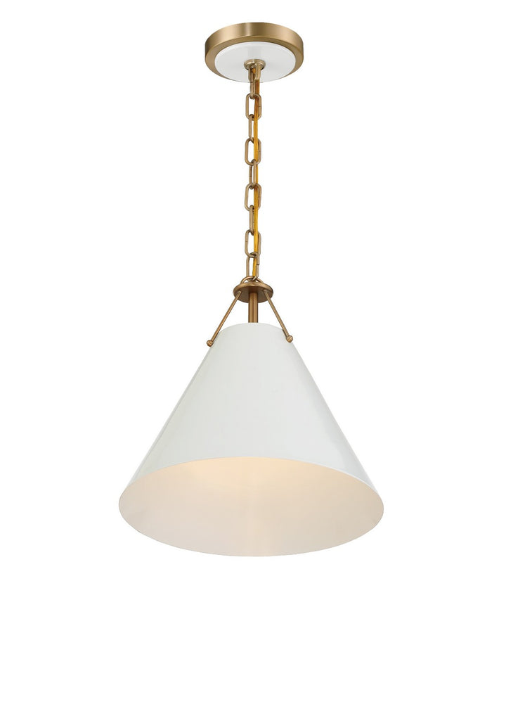 Crystorama - XAV-B8301-VG - One Light Pendant - Xavier - Vibrant Gold