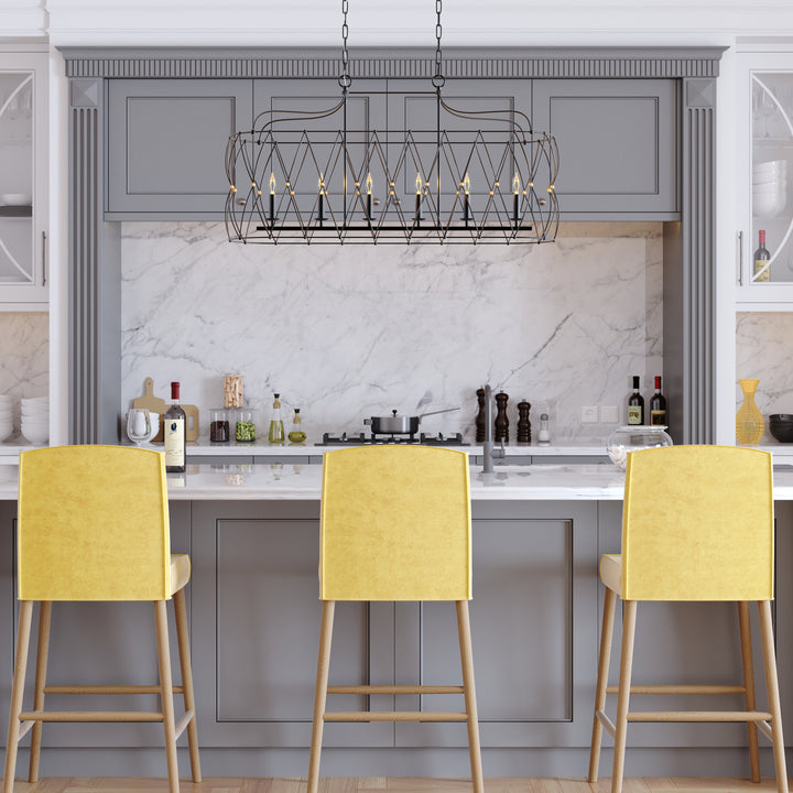 Crystorama - ZUC-A9037-EB-GA - Six Light Chandelier - Zucca - English Bronze + Antique Gold