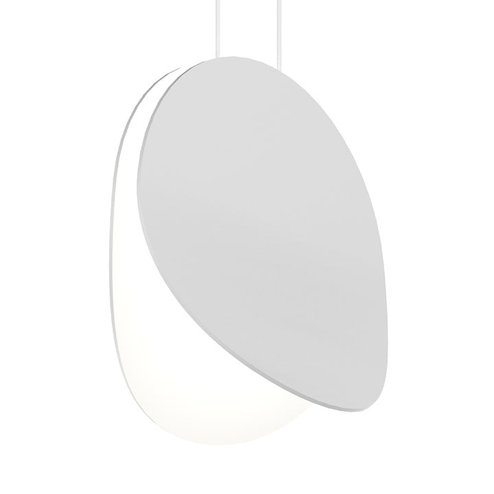 Malibu Discs LED Pendant in Satin White - available from The Lighting Shoppe, trusted by Canadian homeowners
