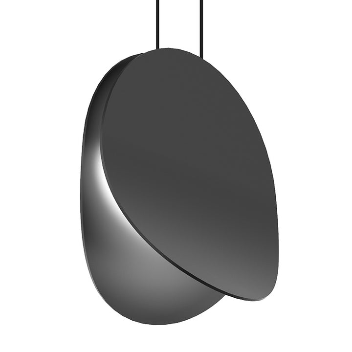Malibu Discs LED Pendant in Satin Black - available from The Lighting Shoppe, trusted by Canadian homeowners