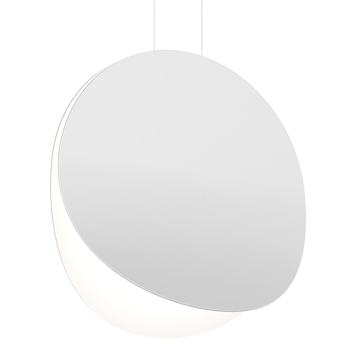 Malibu Discs LED Pendant in Satin White - available from The Lighting Shoppe, trusted by Canadian homeowners