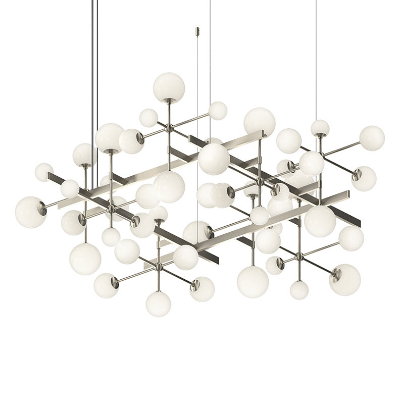 Nebula LED Pendant in Satin Nickel - available from The Lighting Shoppe, trusted by Canadian homeowners