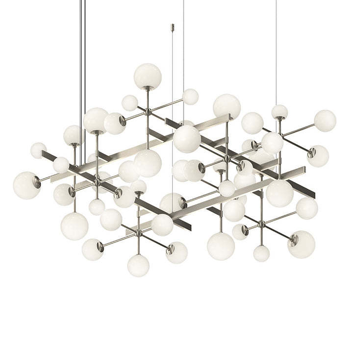 Nebula LED Pendant in Satin Nickel - available from The Lighting Shoppe, trusted by Canadian homeowners