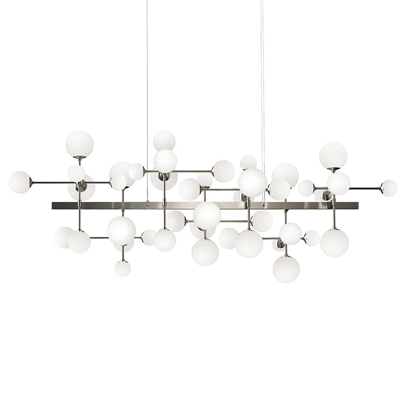 Nebula LED Pendant in Satin Nickel - available from The Lighting Shoppe, trusted by Canadian homeowners