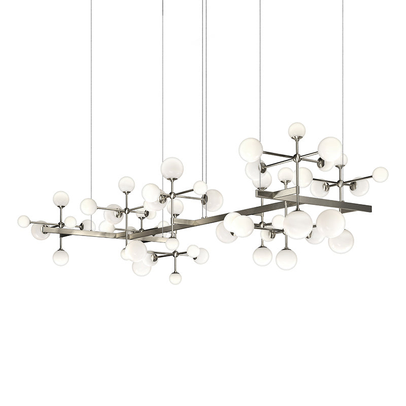Nebula LED Pendant in Satin Nickel - available from The Lighting Shoppe, trusted by Canadian homeowners