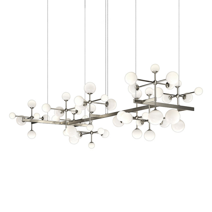 Nebula LED Pendant in Satin Nickel - available from The Lighting Shoppe, trusted by Canadian homeowners