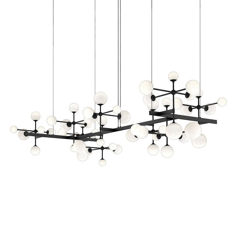 Nebula LED Pendant in Satin Black - available from The Lighting Shoppe, trusted by Canadian homeowners