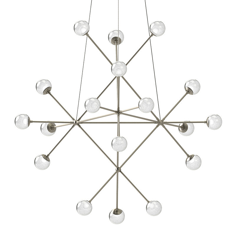 Proton LED Pendant in Satin Nickel - available from The Lighting Shoppe, trusted by Canadian homeowners