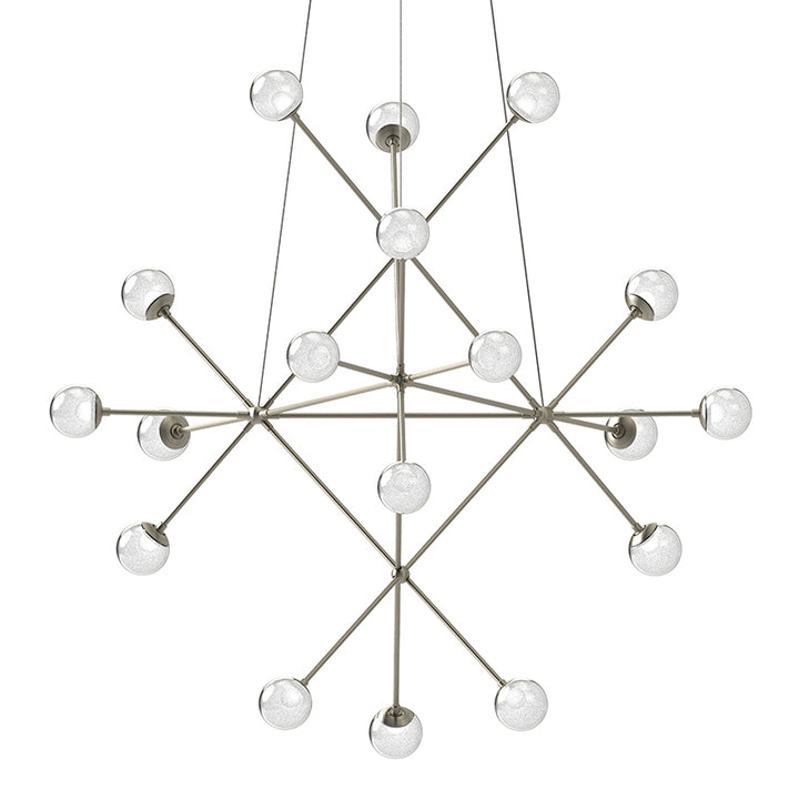 Proton LED Pendant in Satin Nickel - available from The Lighting Shoppe, trusted by Canadian homeowners