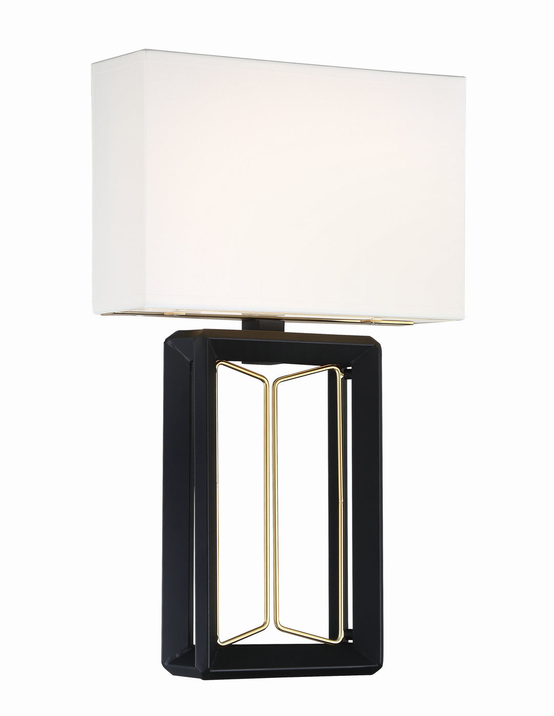 Sable Point LED Wall Sconce in Sand Black With Honey Gold - available from The Lighting Shoppe, trusted by Canadian homeowners