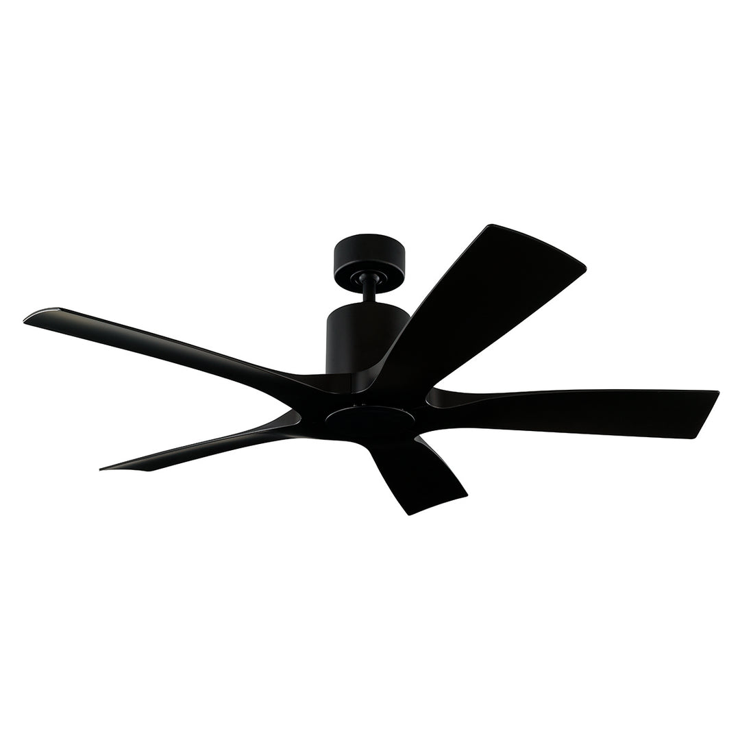 Aviator 5 54"Ceiling Fan in Matte Black - available from The Lighting Shoppe, trusted by Canadian homeowners