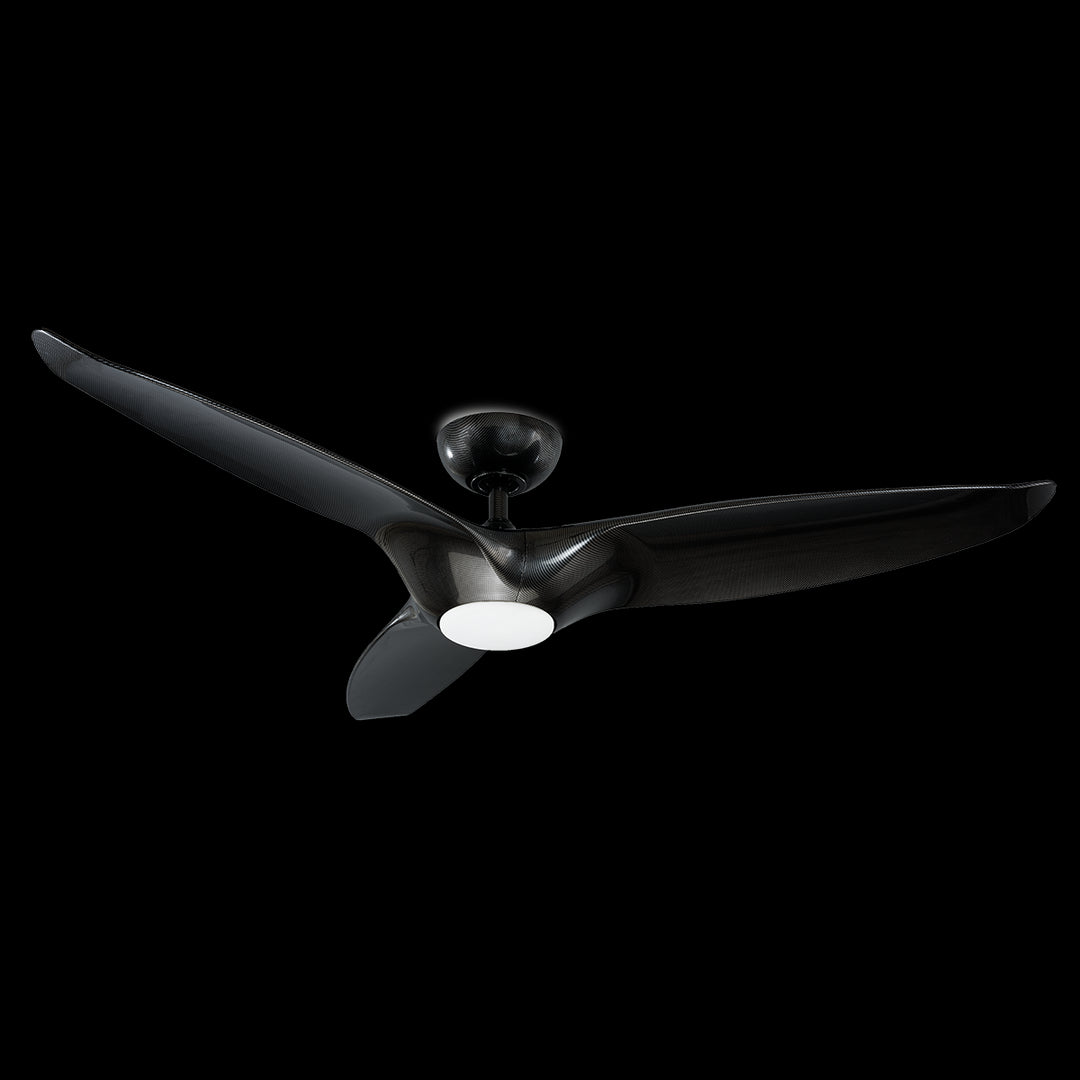 Morpheus Iii 60"Ceiling Fan in Gloss Black - available from The Lighting Shoppe, trusted by Canadian homeowners