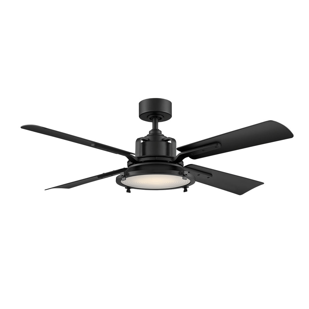Nautilus 56"Ceiling Fan in Matte Black - available from The Lighting Shoppe, trusted by Canadian homeowners
