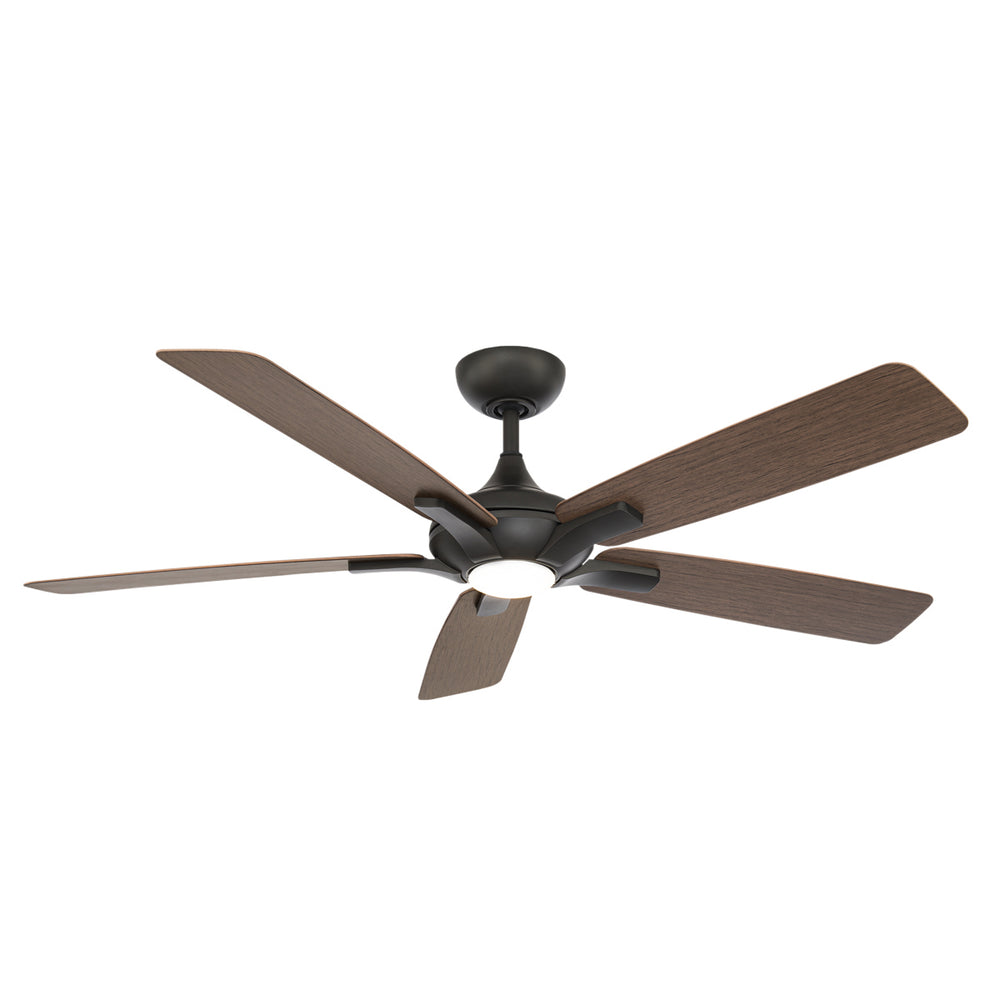 Mykonos 5 60"Ceiling Fan in Bronze/Dark Walnut - available from The Lighting Shoppe, trusted by Canadian homeowners
