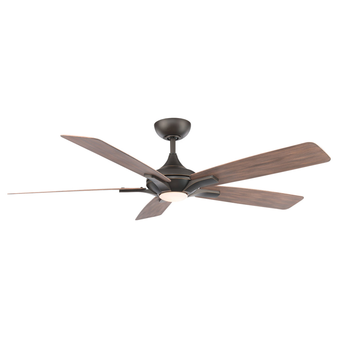 Mykonos 5 60"Ceiling Fan in Oil Rubbed Bronze/Barn Wood - available from The Lighting Shoppe, trusted by Canadian homeowners