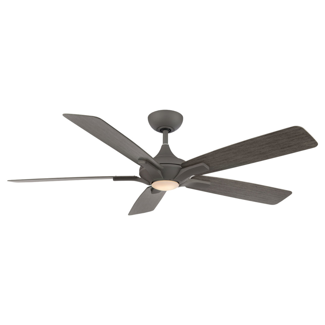 Mykonos 5 60"Ceiling Fan in Graphite/Weathered Wood - available from The Lighting Shoppe, trusted by Canadian homeowners