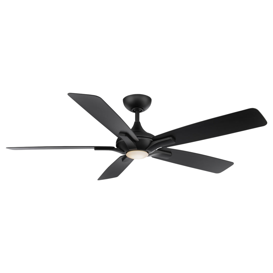 Mykonos 5 60"Ceiling Fan in Matte Black - available from The Lighting Shoppe, trusted by Canadian homeowners