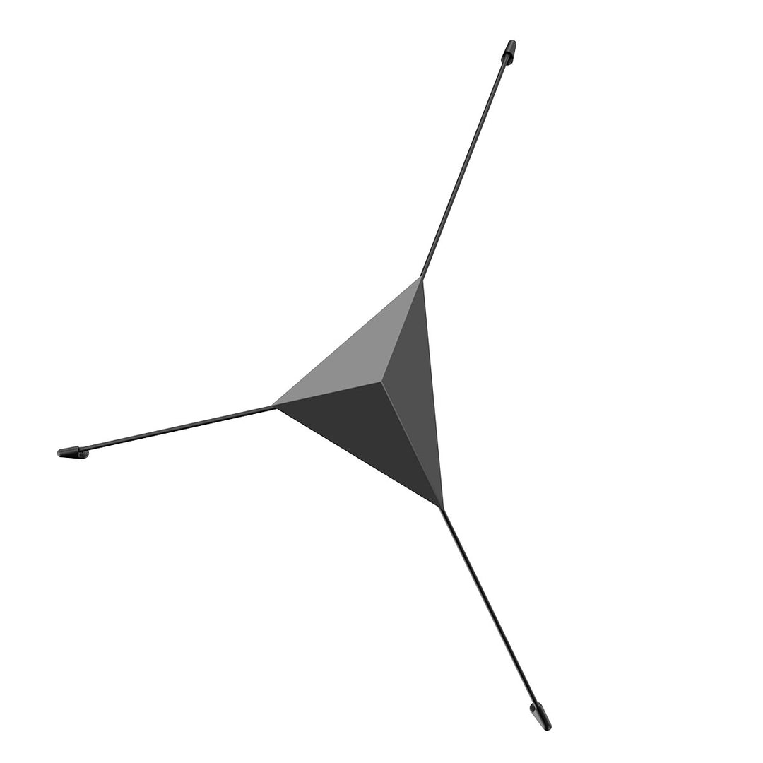 Abstract LED Surface Mount in Satin Black - available from The Lighting Shoppe, trusted by Canadian homeowners