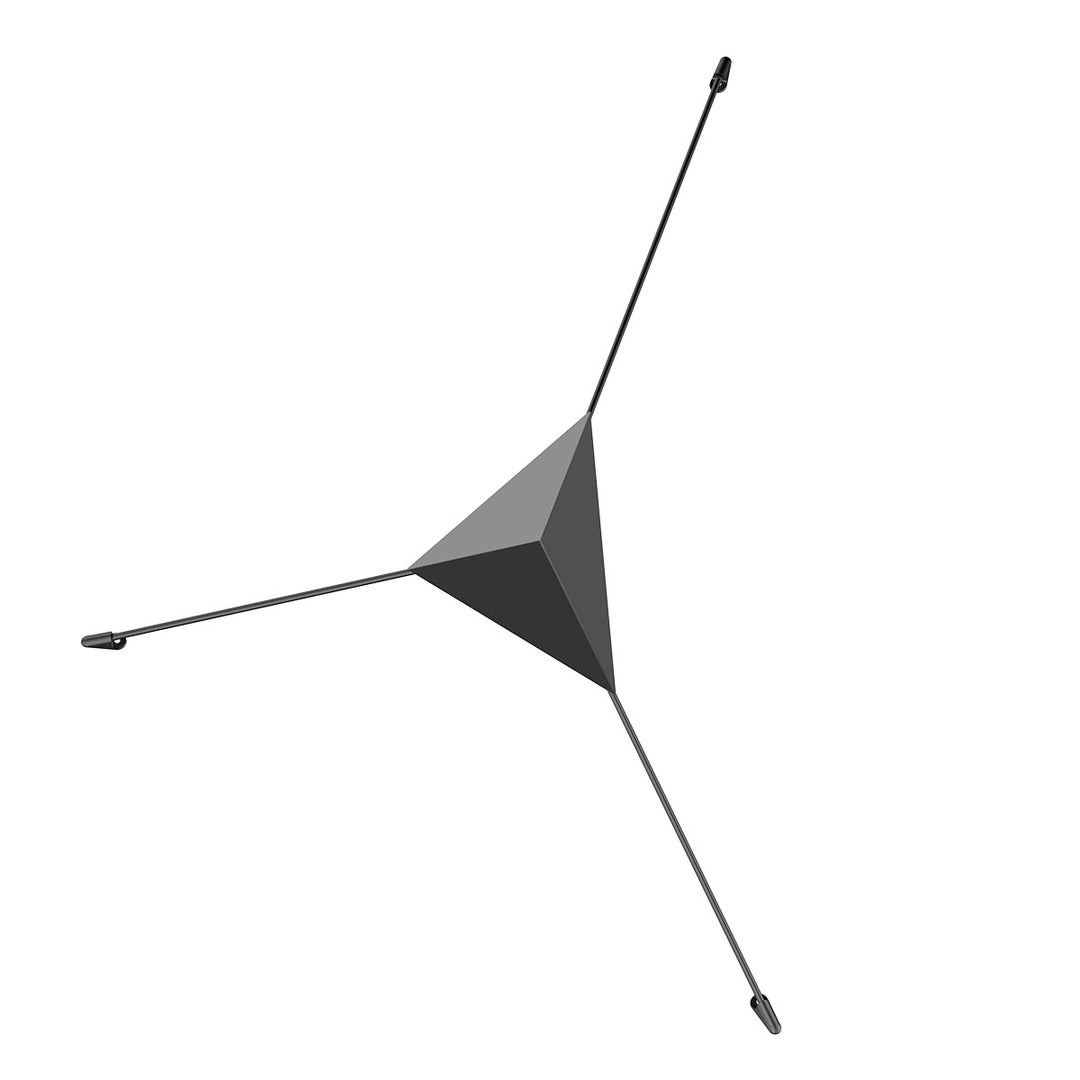 Abstract LED Surface Mount in Satin Black - available from The Lighting Shoppe, trusted by Canadian homeowners