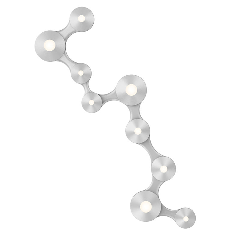 Coral Surface LED Surface Mount in Bright Satin Aluminum - available from The Lighting Shoppe, trusted by Canadian homeowners