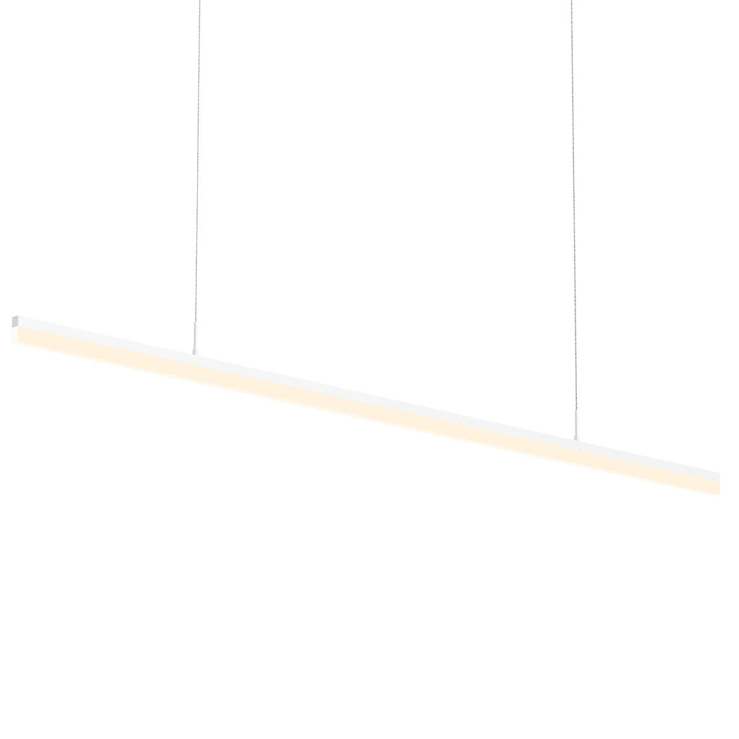 Stiletto LED Pendant in Satin White - available from The Lighting Shoppe, trusted by Canadian homeowners