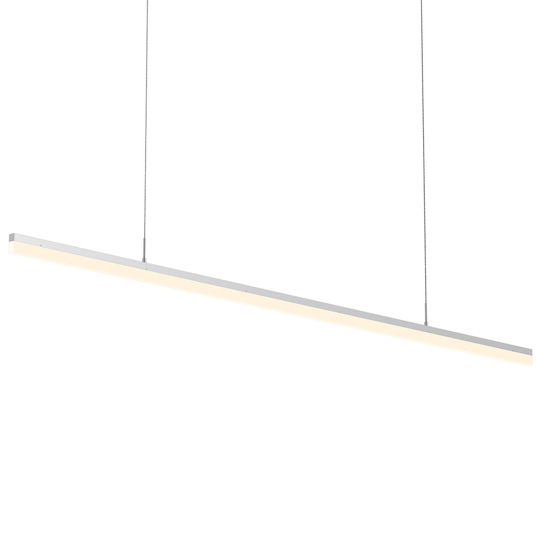 Stiletto LED Pendant in Bright Satin Aluminum - available from The Lighting Shoppe, trusted by Canadian homeowners