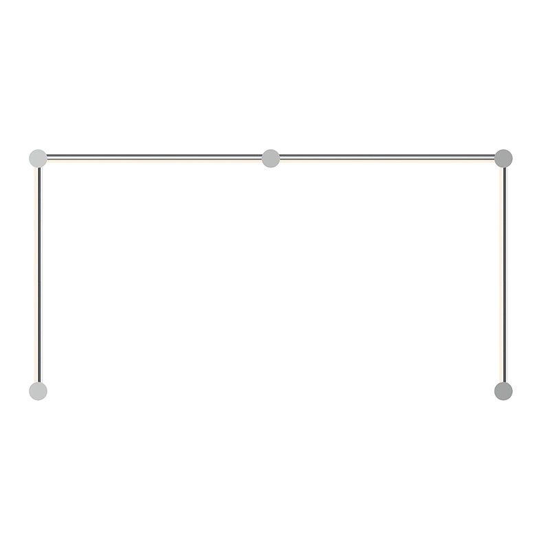 Purolinear 360 LED Wall Bar in Satin Chrome - available from The Lighting Shoppe, trusted by Canadian homeowners