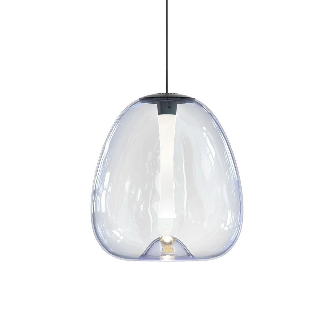 Mela LED Pendant in Satin Black - available from The Lighting Shoppe, trusted by Canadian homeowners