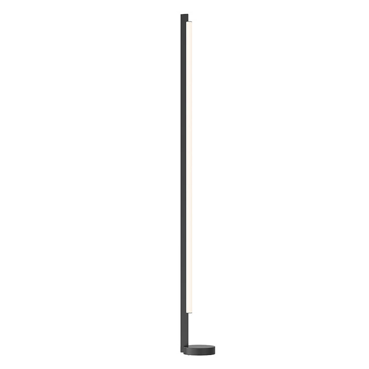 Keel LED Floor Lamp in Satin Black - available from The Lighting Shoppe, trusted by Canadian homeowners