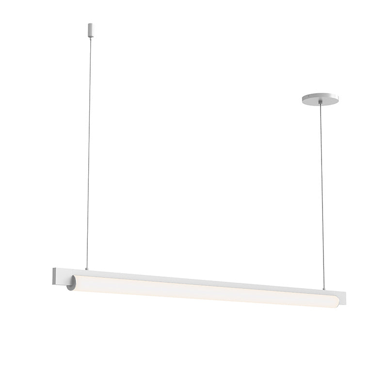 Keel LED Pendant in Satin White - available from The Lighting Shoppe, trusted by Canadian homeowners