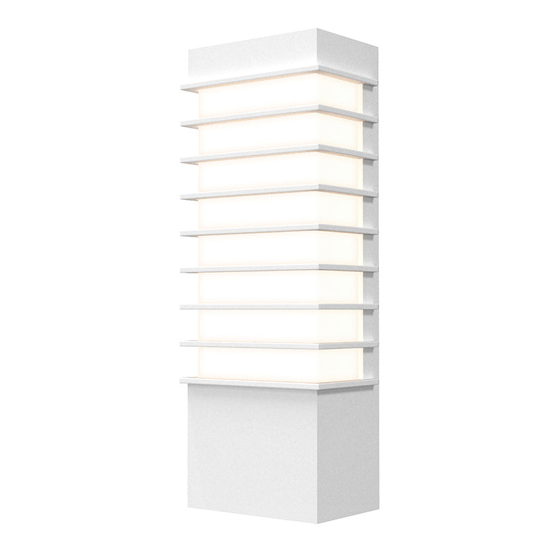 Tawa LED Wall Sconce in Textured White - available from The Lighting Shoppe, trusted by Canadian homeowners