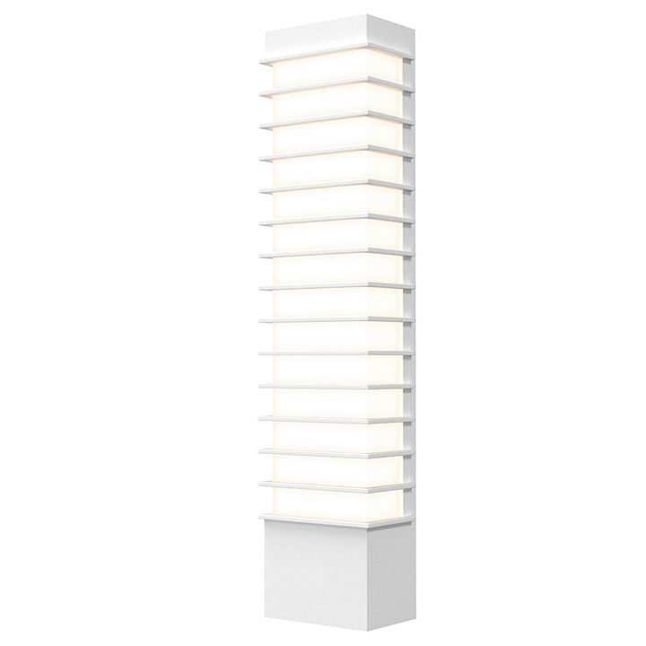 Tawa LED Wall Sconce in Textured White - available from The Lighting Shoppe, trusted by Canadian homeowners