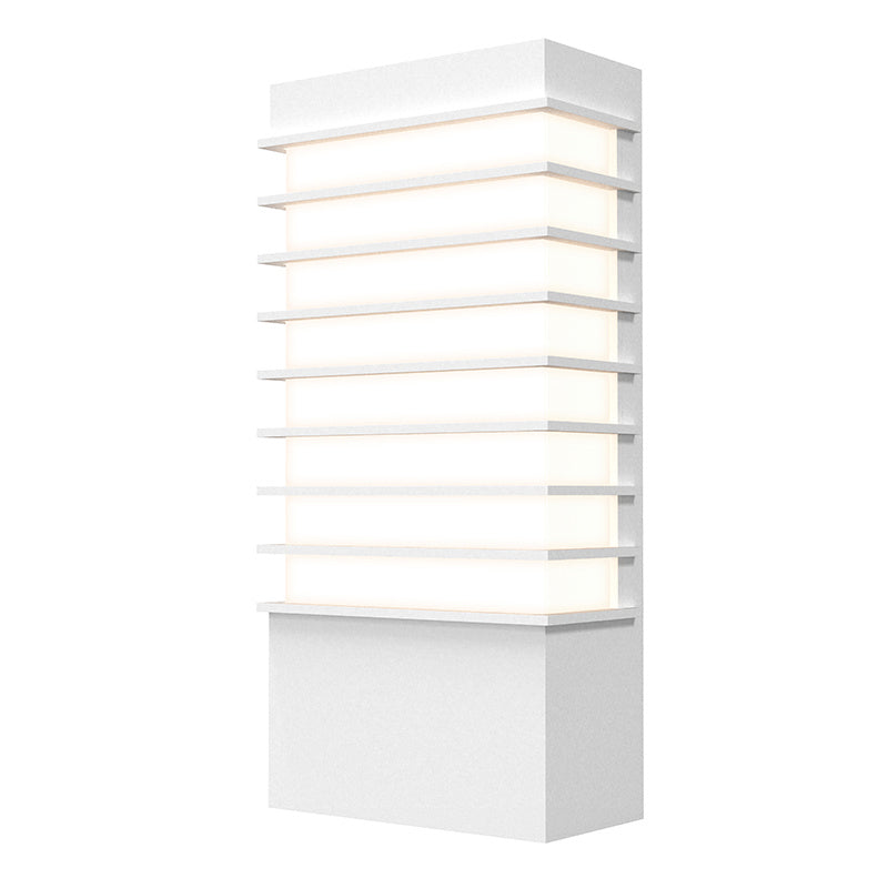 Tawa LED Wall Sconce in Textured White - available from The Lighting Shoppe, trusted by Canadian homeowners
