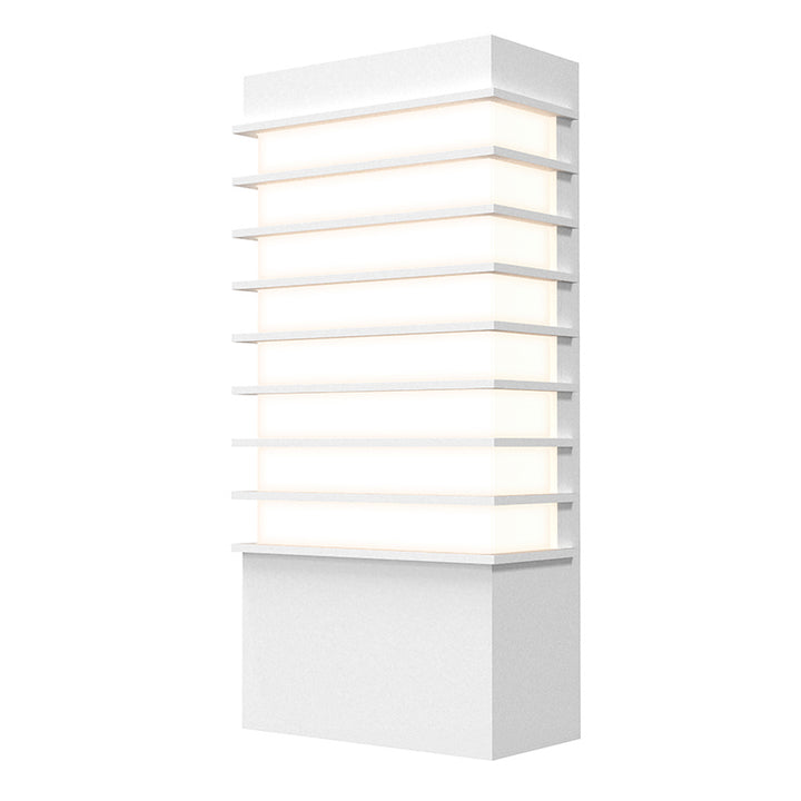 Tawa LED Wall Sconce in Textured White - available from The Lighting Shoppe, trusted by Canadian homeowners