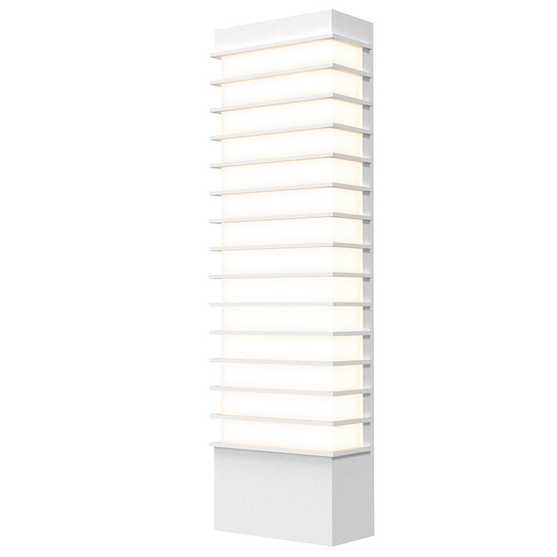Tawa LED Wall Sconce in Textured White - available from The Lighting Shoppe, trusted by Canadian homeowners