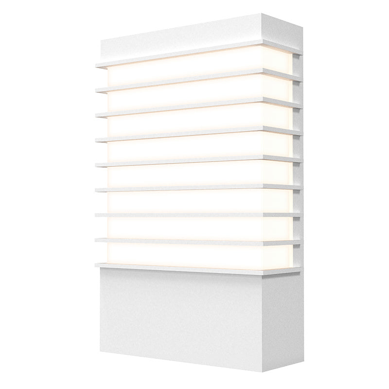 Tawa LED Wall Sconce in Textured White - available from The Lighting Shoppe, trusted by Canadian homeowners
