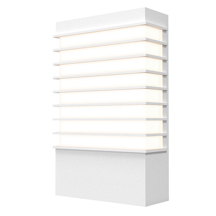 Tawa LED Wall Sconce in Textured White - available from The Lighting Shoppe, trusted by Canadian homeowners