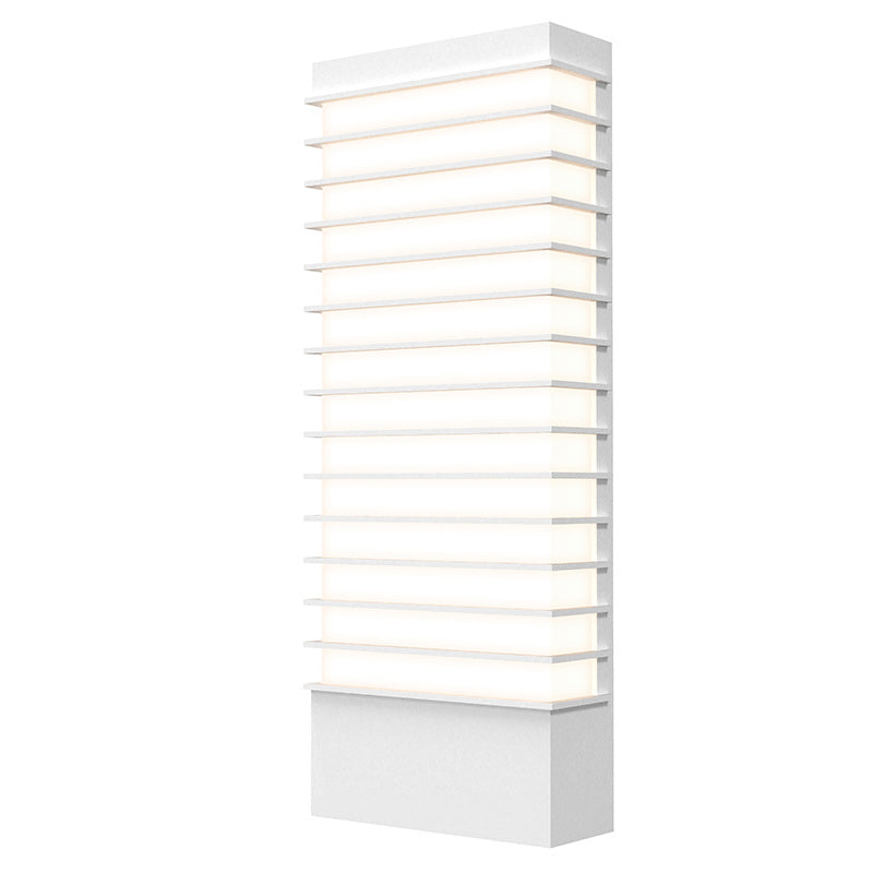 Tawa LED Wall Sconce in Textured White - available from The Lighting Shoppe, trusted by Canadian homeowners