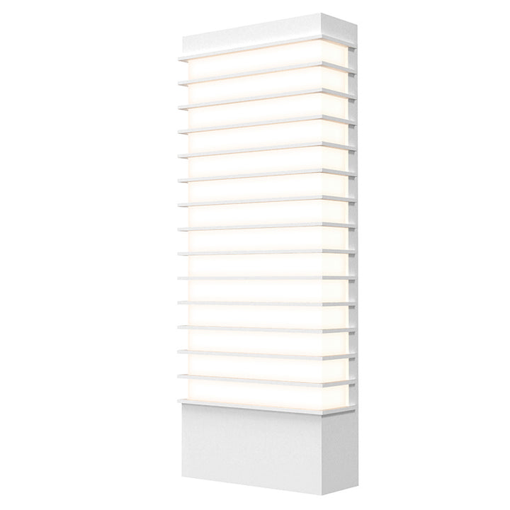 Tawa LED Wall Sconce in Textured White - available from The Lighting Shoppe, trusted by Canadian homeowners