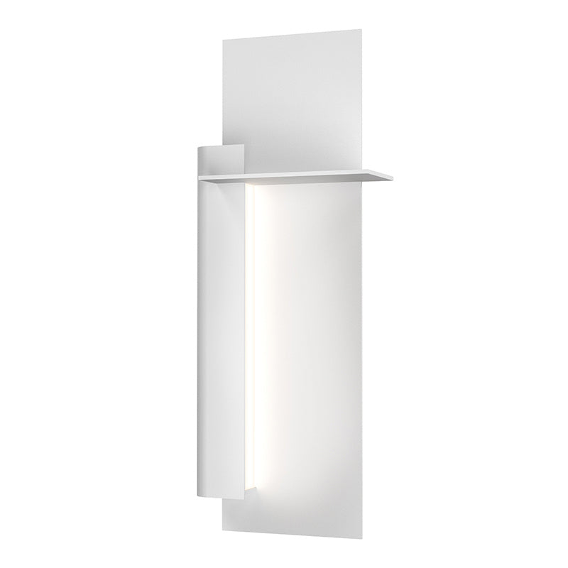 Backgate LED Wall Sconce in Textured White - available from The Lighting Shoppe, trusted by Canadian homeowners