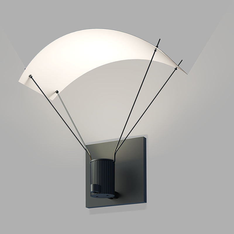Suspenders One Light Wall Sconce in Satin Black - available from The Lighting Shoppe, trusted by Canadian homeowners
