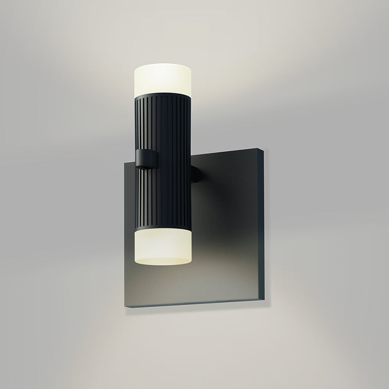 Suspenders One Light Wall Sconce in Satin Black - available from The Lighting Shoppe, trusted by Canadian homeowners
