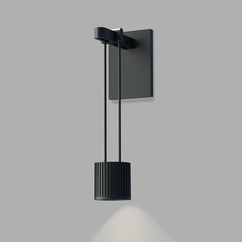 Suspenders One Light Wall Sconce in Satin Black - available from The Lighting Shoppe, trusted by Canadian homeowners