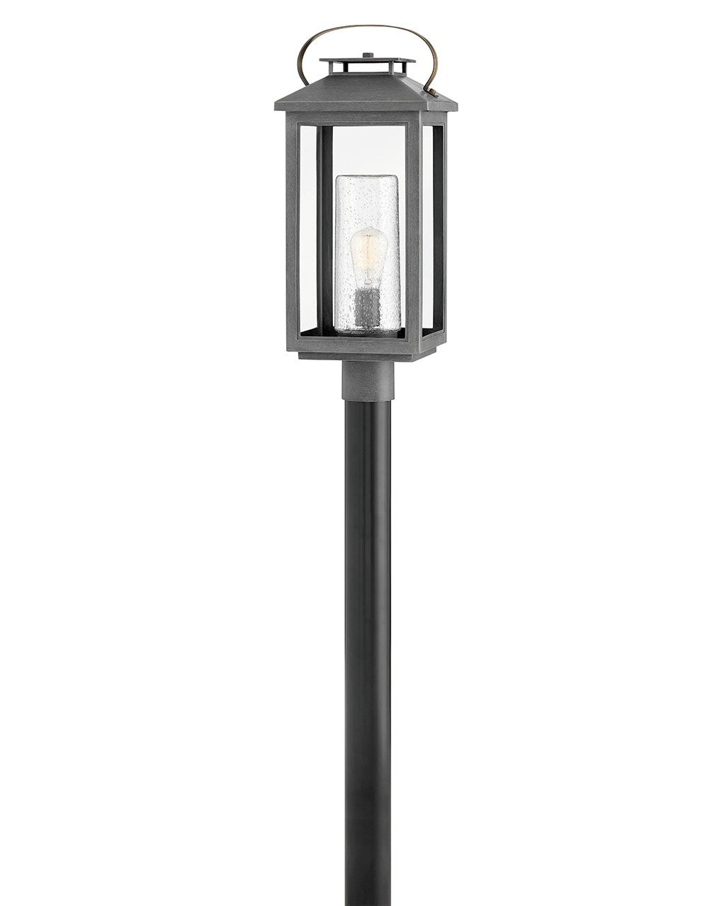 Atwater LED Post Top or Pier Mount Lantern in Ash Bronze - available from The Lighting Shoppe, trusted by Canadian homeowners